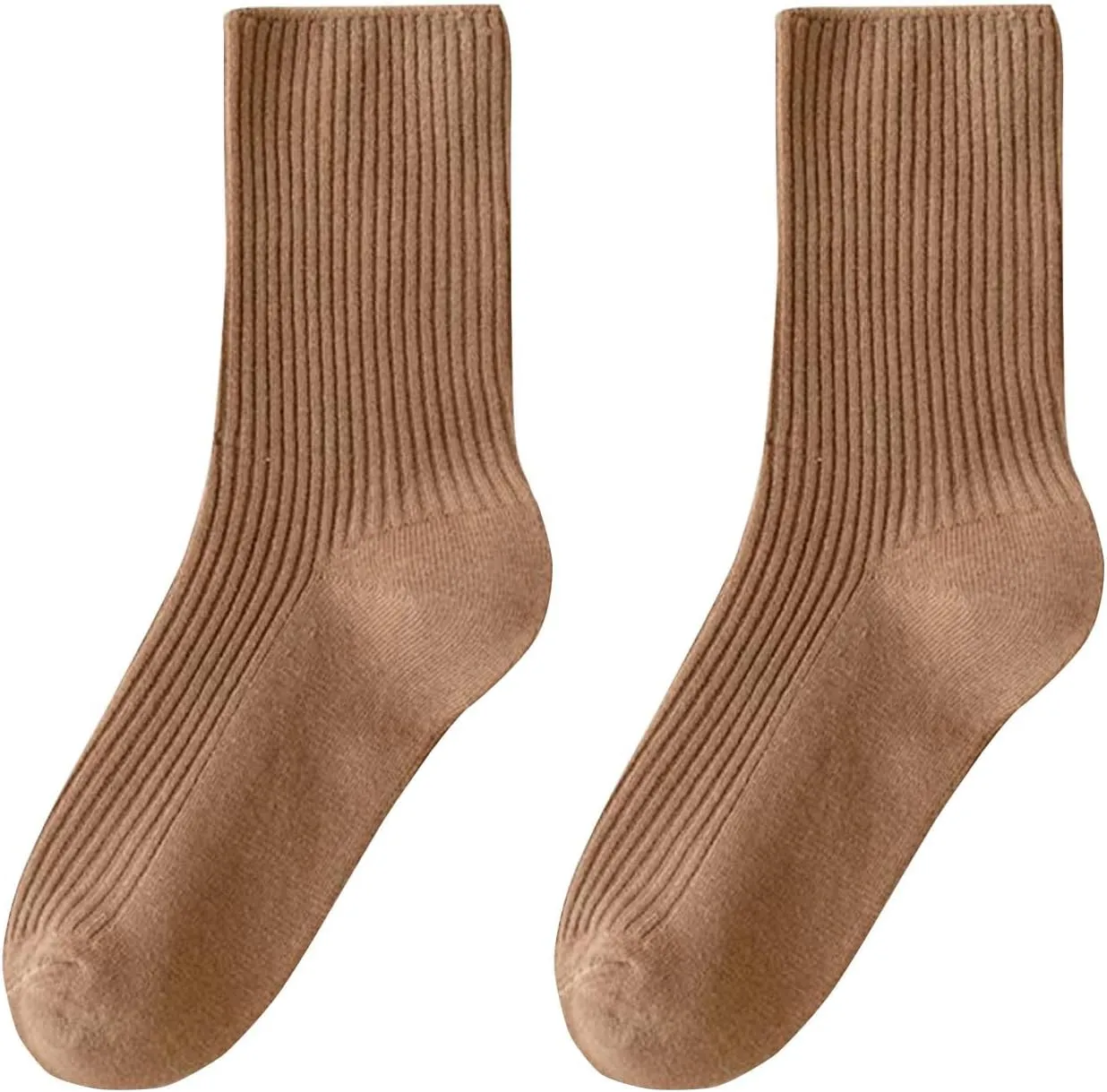 1-6 Pairs Crew Socks for Women Men Casual no Show Running Hiking Socks Soft Breathable Half Calf Slouchy Socks