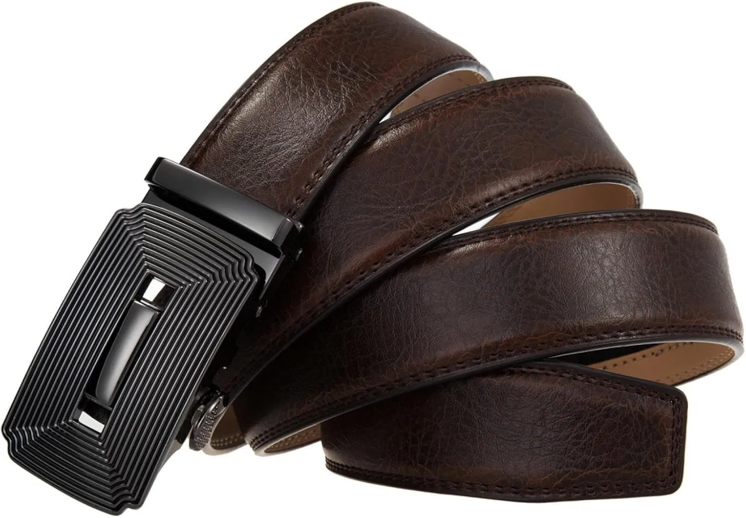 Automatic Buckle Genuine Leather Belt for Men Luxury Fashion