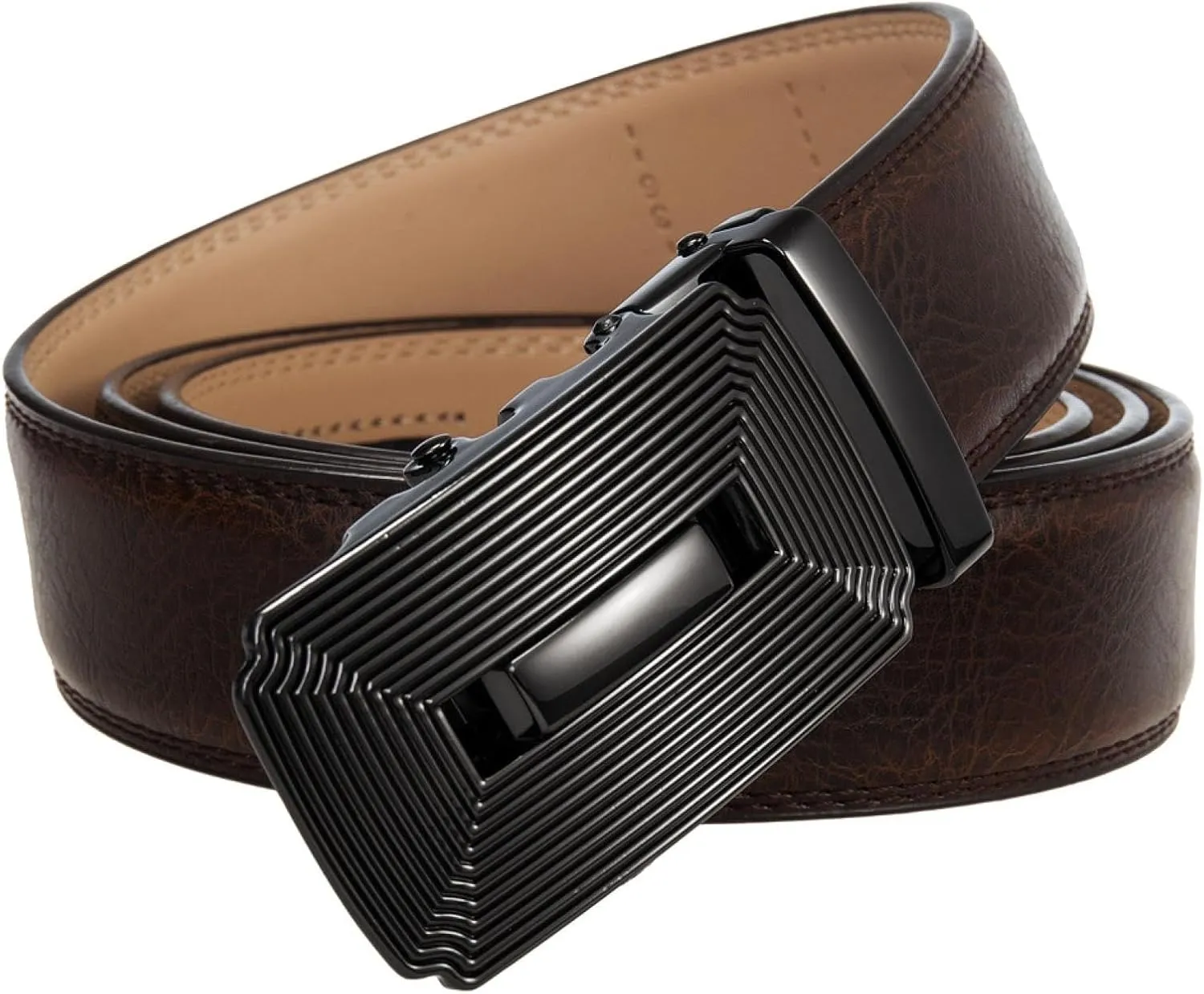 Automatic Buckle Genuine Leather Belt for Men Luxury Fashion