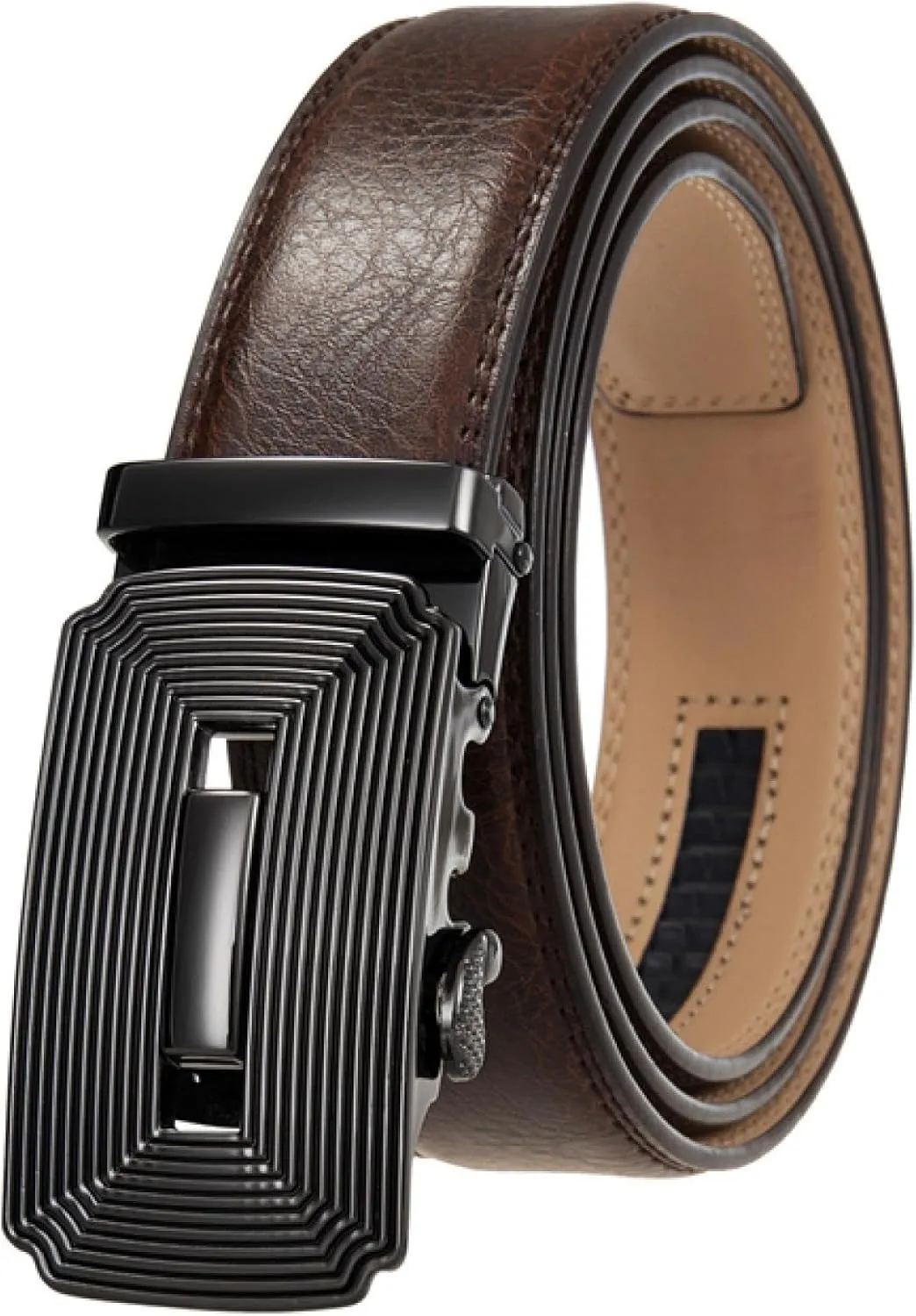 Automatic Buckle Genuine Leather Belt for Men Luxury Fashion