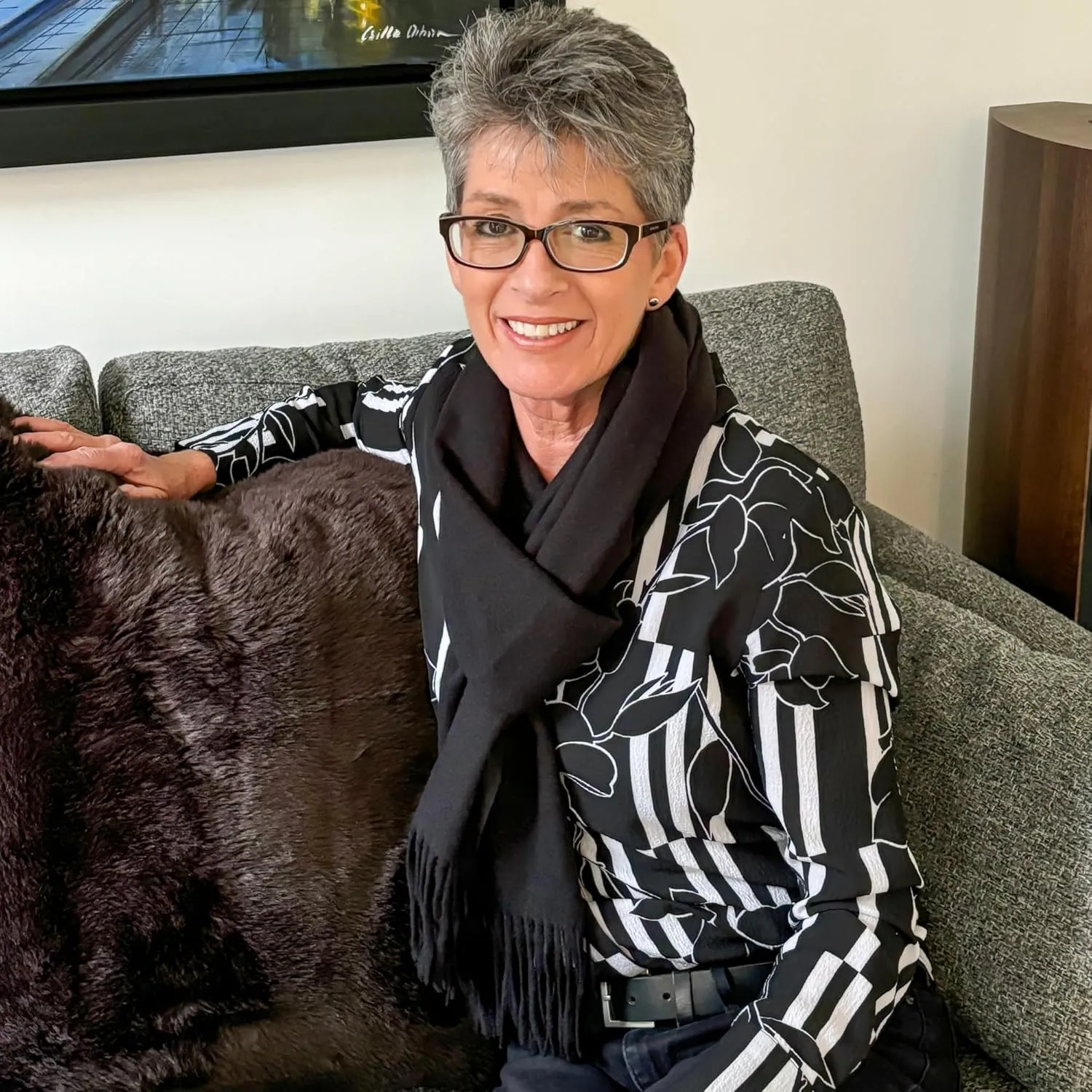 Cosy Warm Scarf - Reversible 2-Tone Soft Cashmere Scarf, 70 X 200 Cm Women's Scarves & Wrap