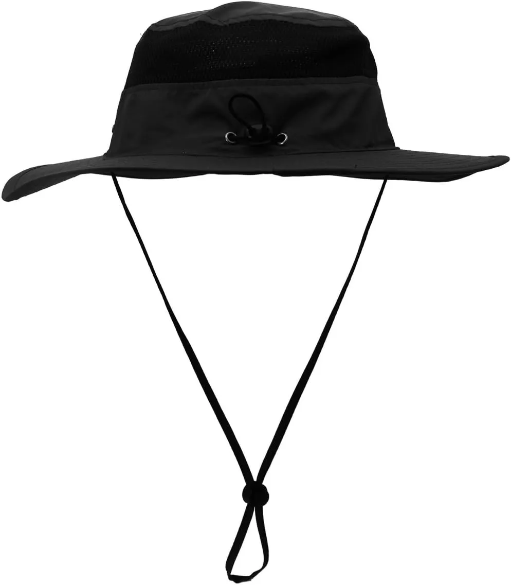 Duakrs Unisex Wide Brim Sun Hat,Outdoor UPF 50  Waterproof Boonie Hat Summer UV Protection Sun Caps