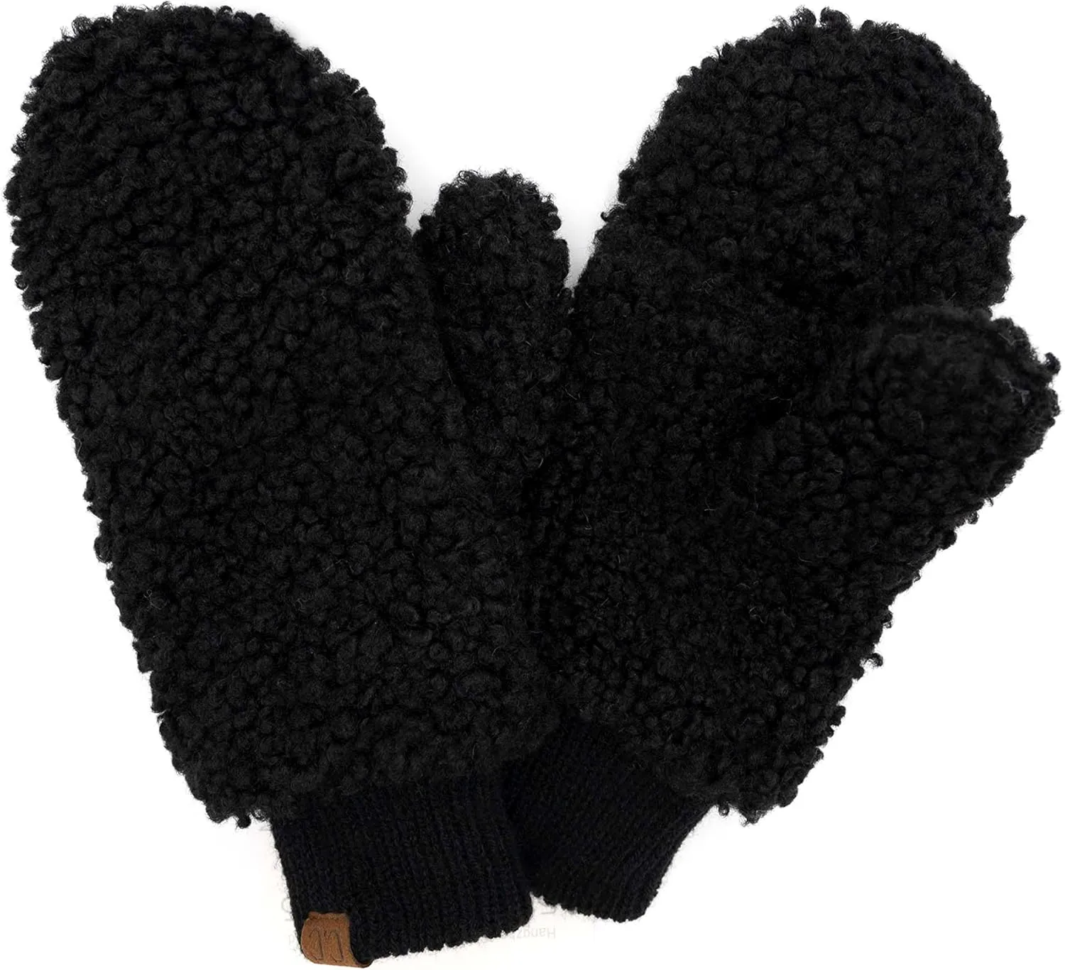 Funky Junque Exclusives Womens Mittens Faux Fur Convertible Fingerless Gloves