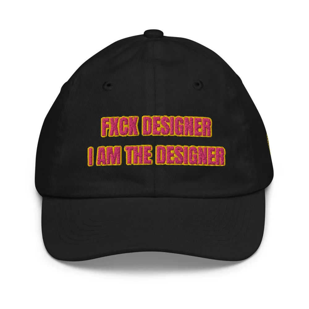 FXCK DESIGNER Youth baseball cap