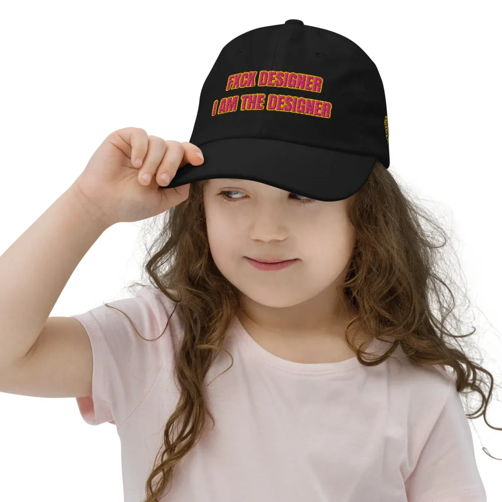 FXCK DESIGNER Youth baseball cap