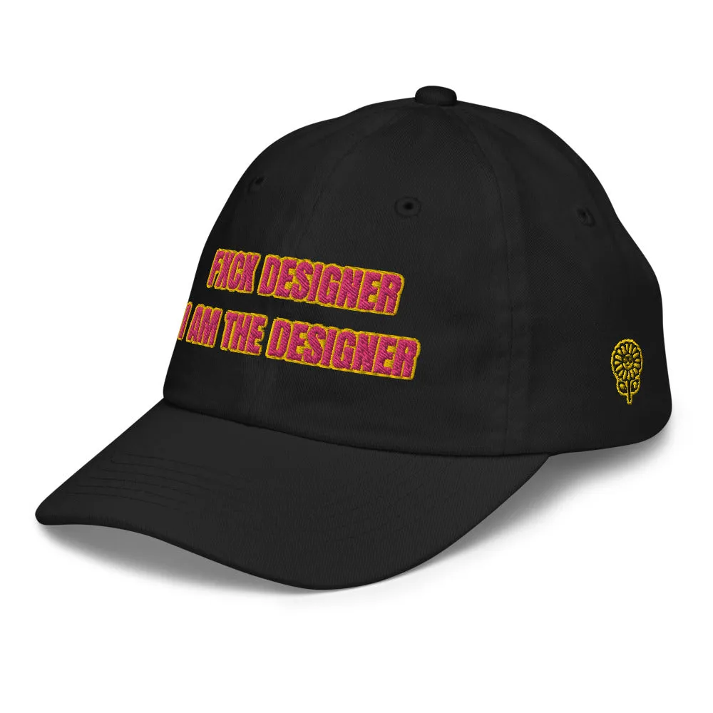 FXCK DESIGNER Youth baseball cap