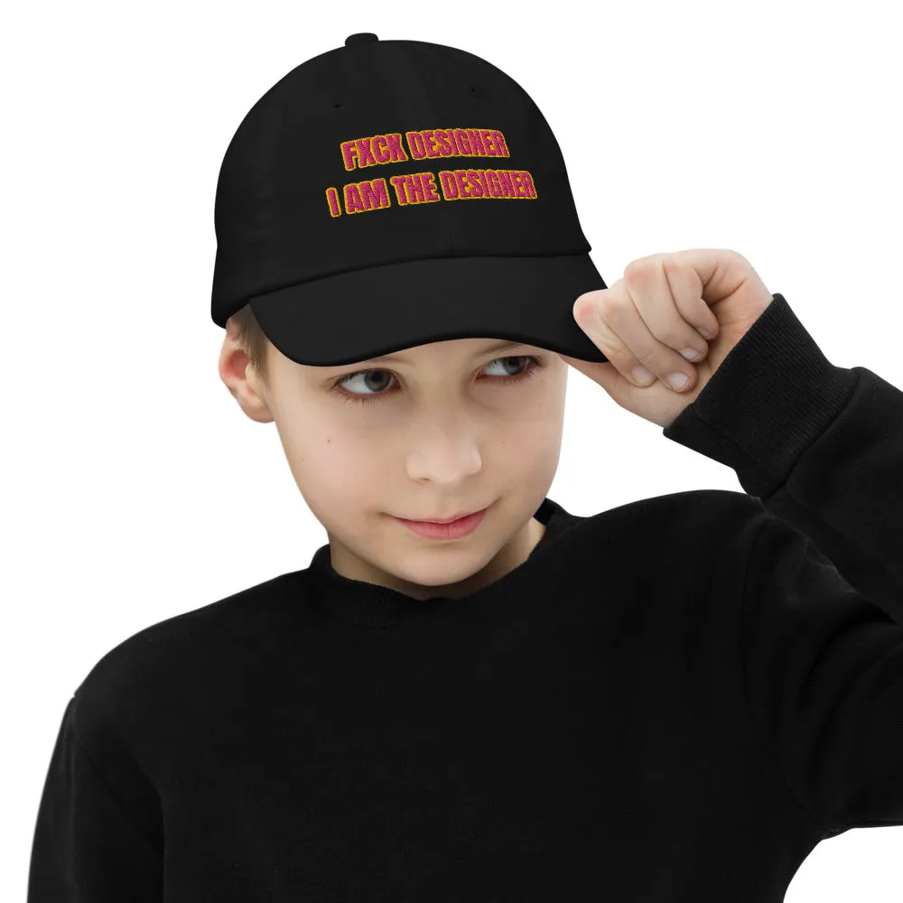 FXCK DESIGNER Youth baseball cap