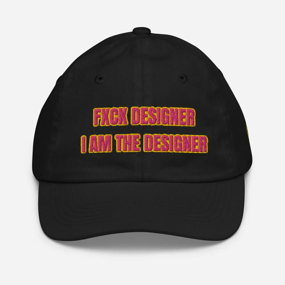 FXCK DESIGNER Youth baseball cap
