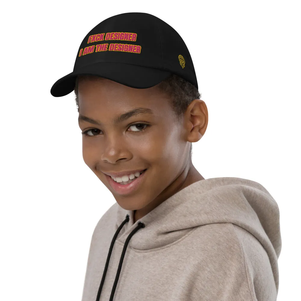 FXCK DESIGNER Youth baseball cap