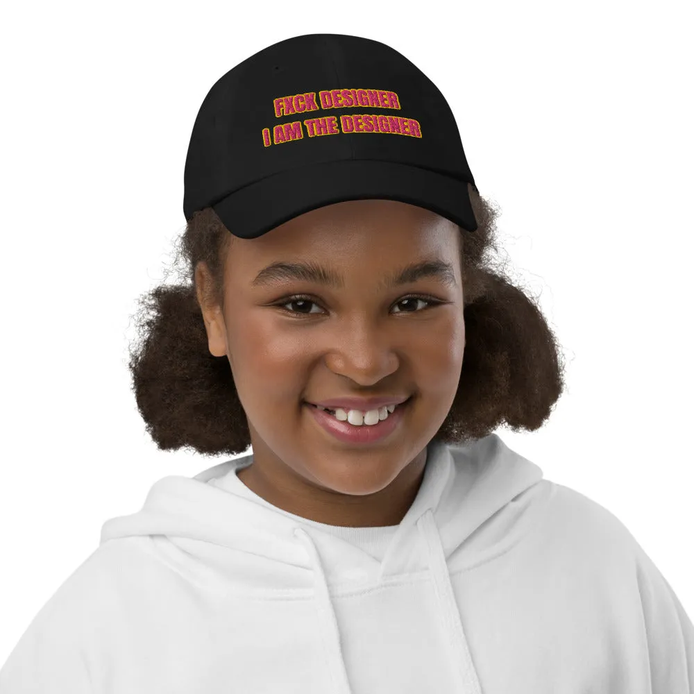 FXCK DESIGNER Youth baseball cap