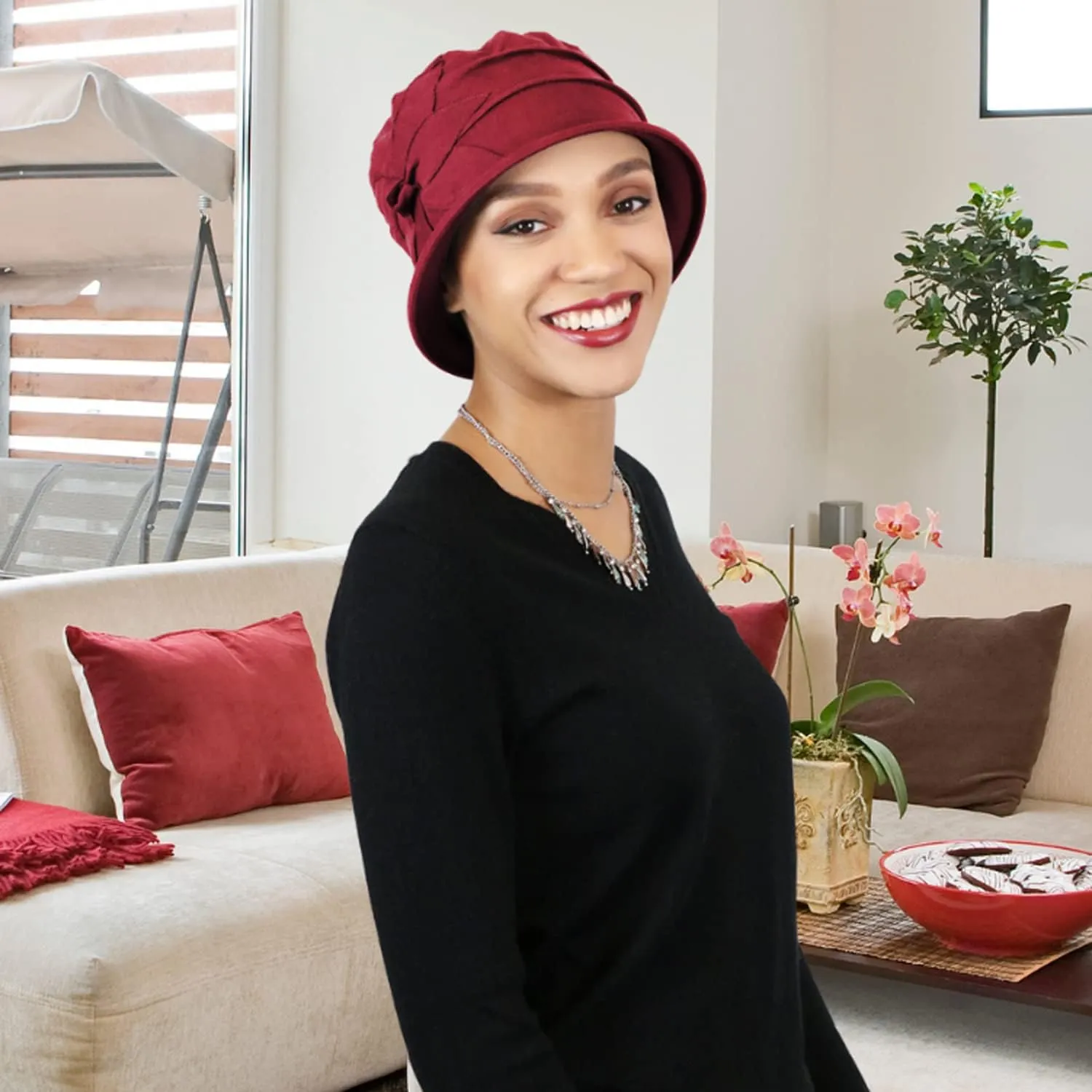 Hats Scarves & More Womens Hat Chemo Headwear Cancer Hat 50  UPF Sun Protection Summer Seattle Chic