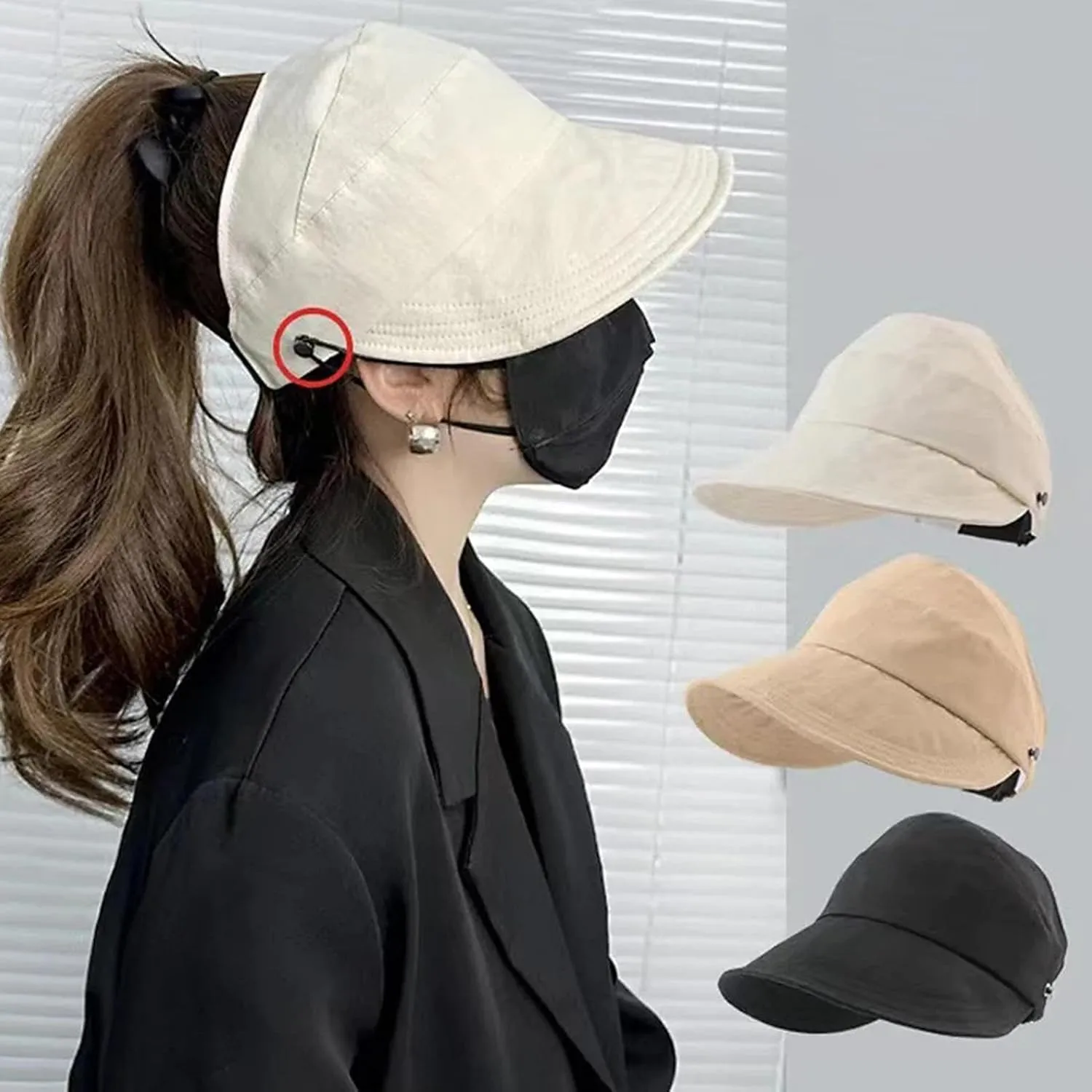 Hollow Top Sun Hat - Breathable Floppy Hats | Floppy Hats | UV Protection UPF 50  Wide Brim Hat | Quick Drying Hats |