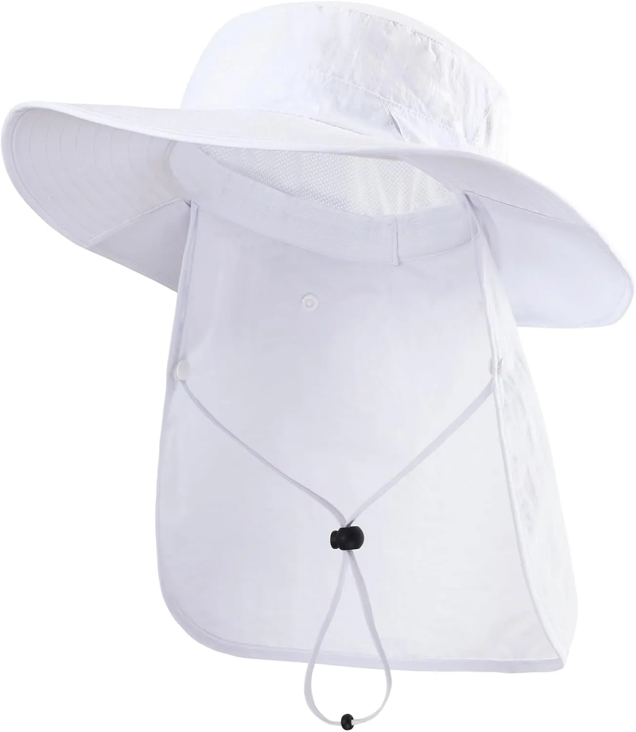 Home Prefer UPF 50  Sun Hats for Men Women Wide Brim Fishing Hat with Neck Flap Summer Safari UV Protection Bucket Hat