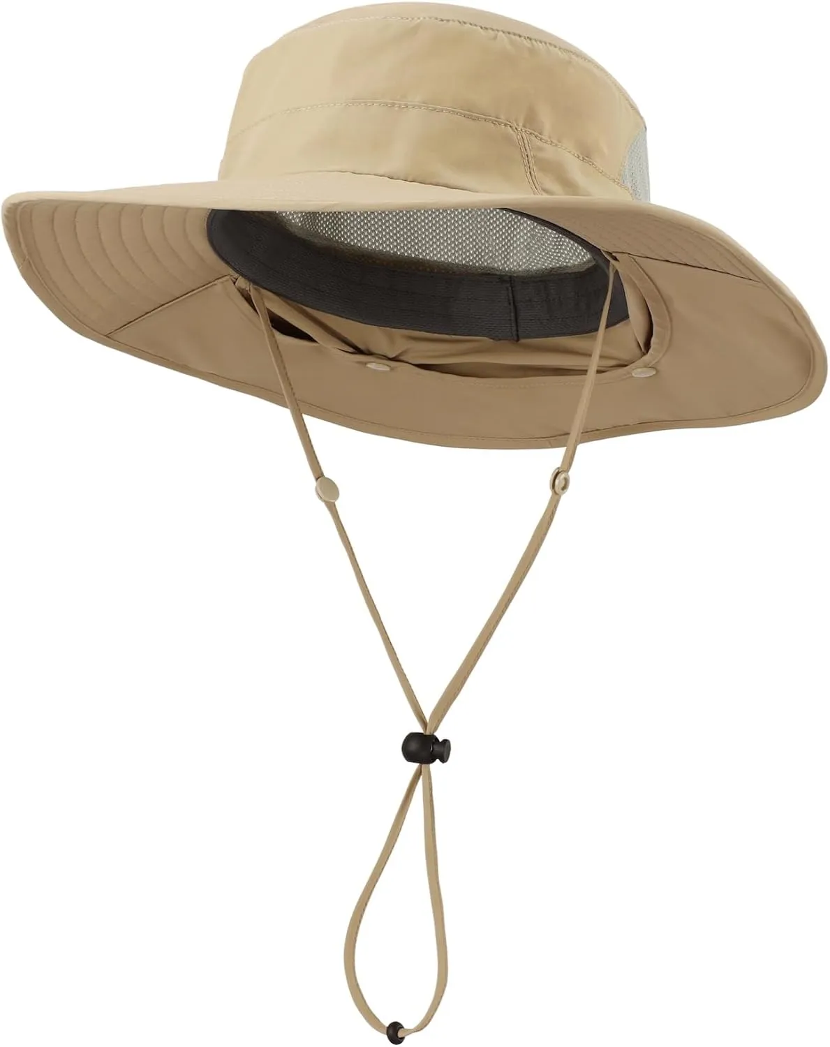 Home Prefer UPF 50  Sun Hats for Men Women Wide Brim Fishing Hat with Neck Flap Summer Safari UV Protection Bucket Hat