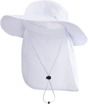 Home Prefer UPF 50  Sun Hats for Men Women Wide Brim Fishing Hat with Neck Flap Summer Safari UV Protection Bucket Hat