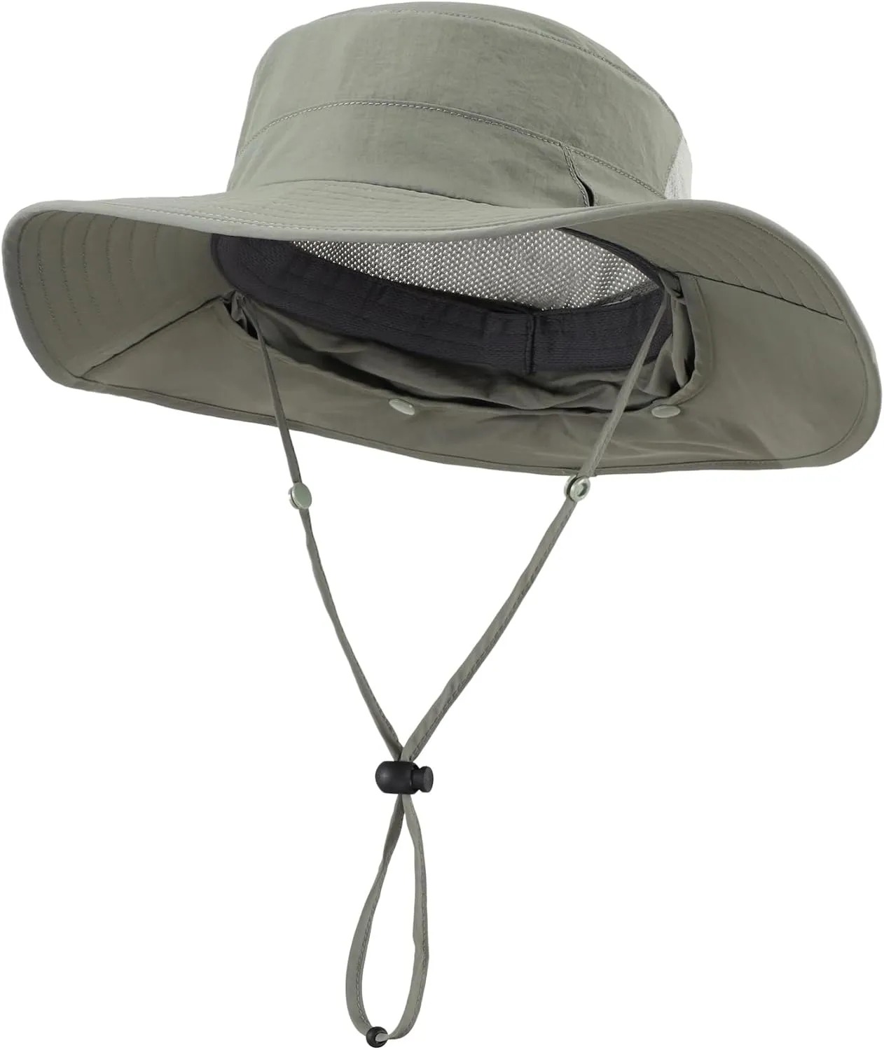 Home Prefer UPF 50  Sun Hats for Men Women Wide Brim Fishing Hat with Neck Flap Summer Safari UV Protection Bucket Hat