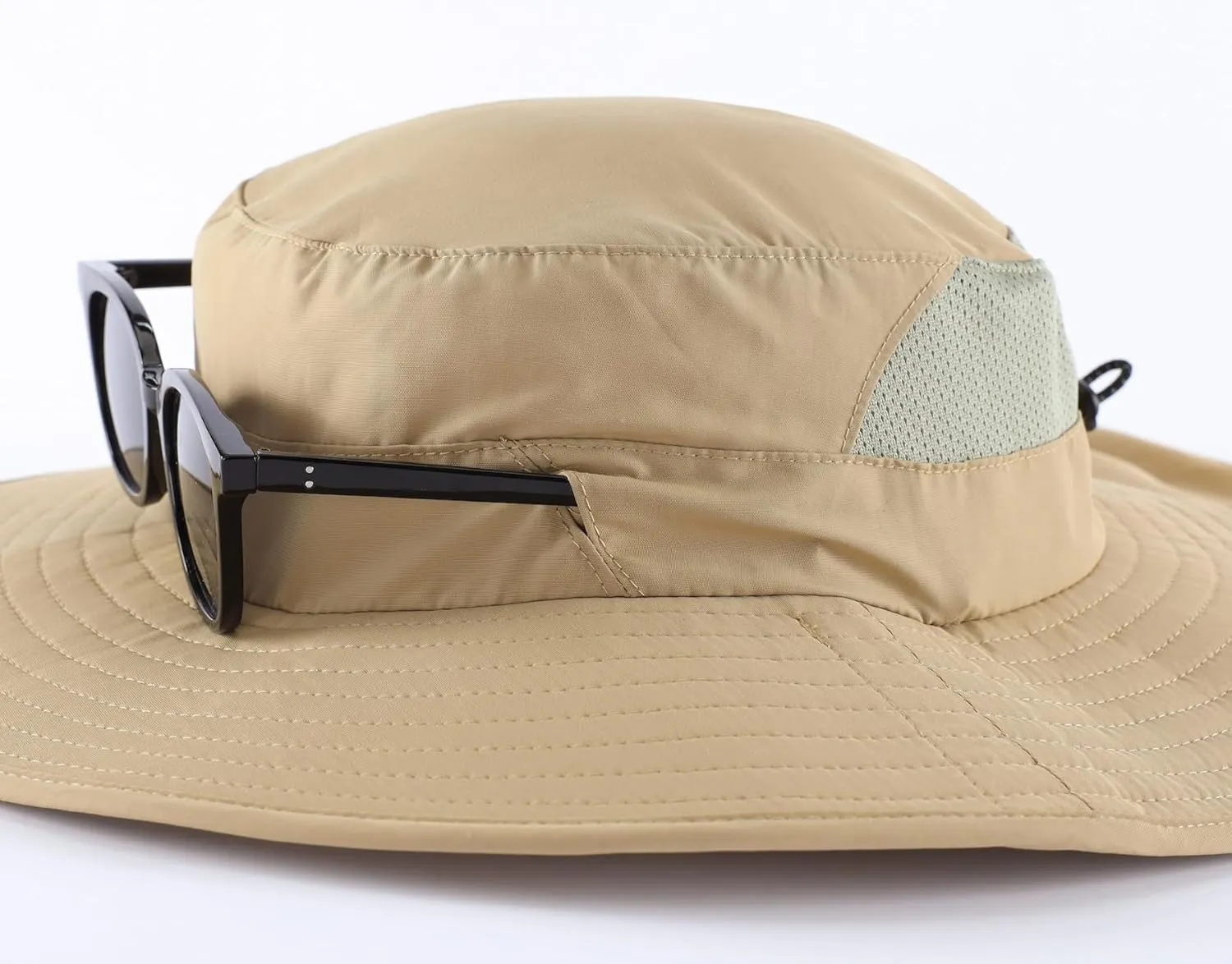Home Prefer UPF 50  Sun Hats for Men Women Wide Brim Fishing Hat with Neck Flap Summer Safari UV Protection Bucket Hat