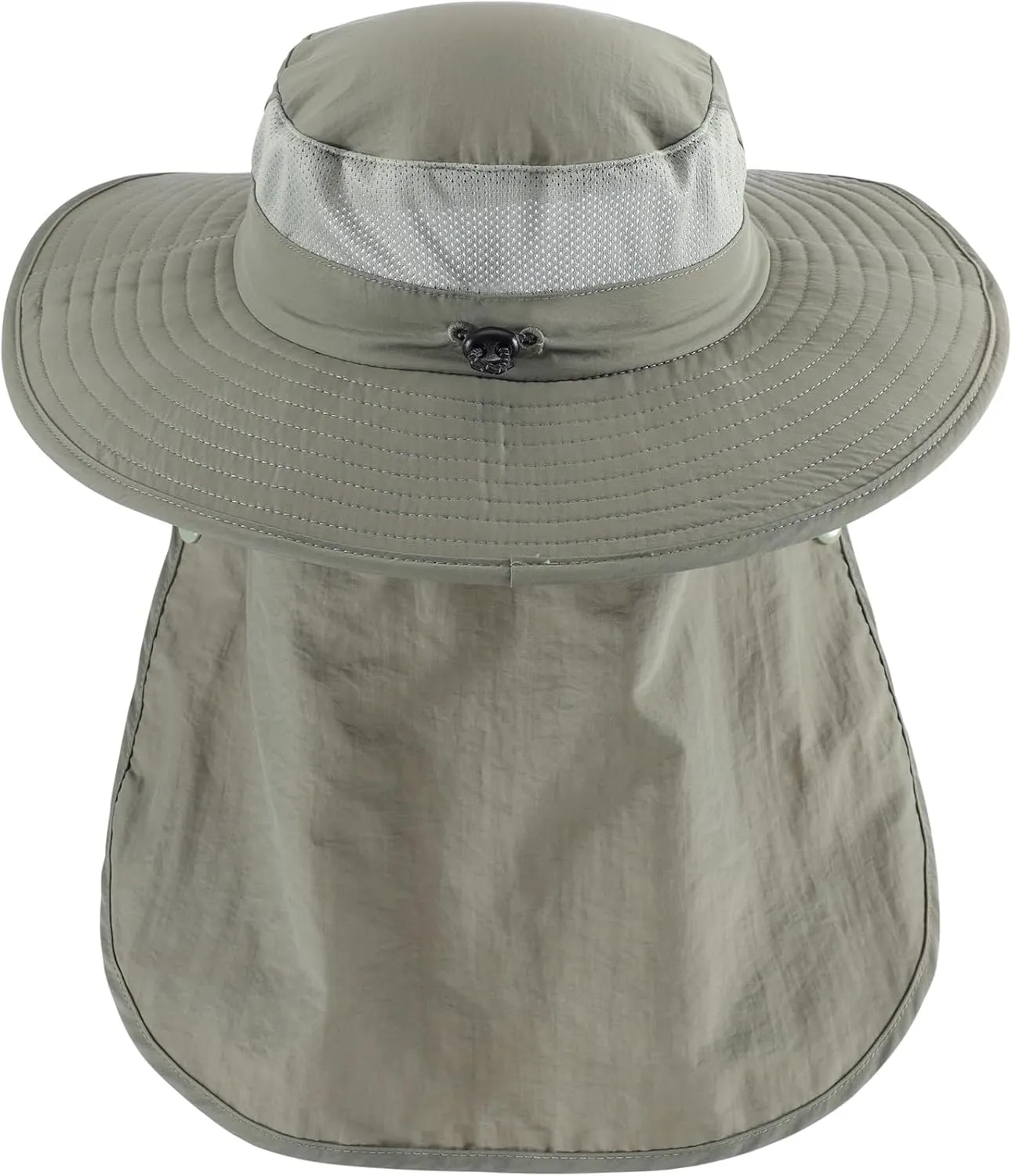 Home Prefer UPF 50  Sun Hats for Men Women Wide Brim Fishing Hat with Neck Flap Summer Safari UV Protection Bucket Hat
