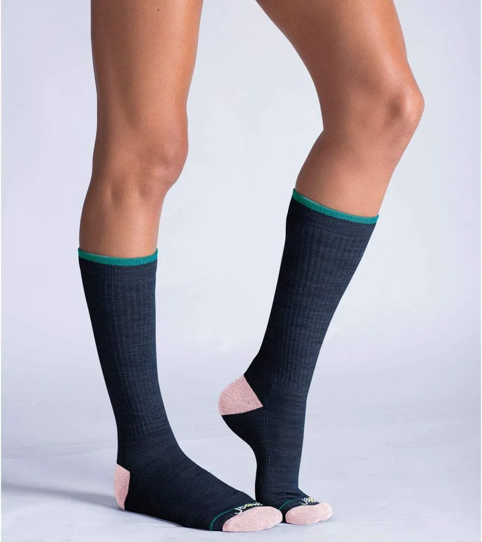 JAVIE Merino Wool Crew Socks Men & Women Ultra Soft Cushioned Arch Support Athletic Lightweight for Hiking, Running, Workout