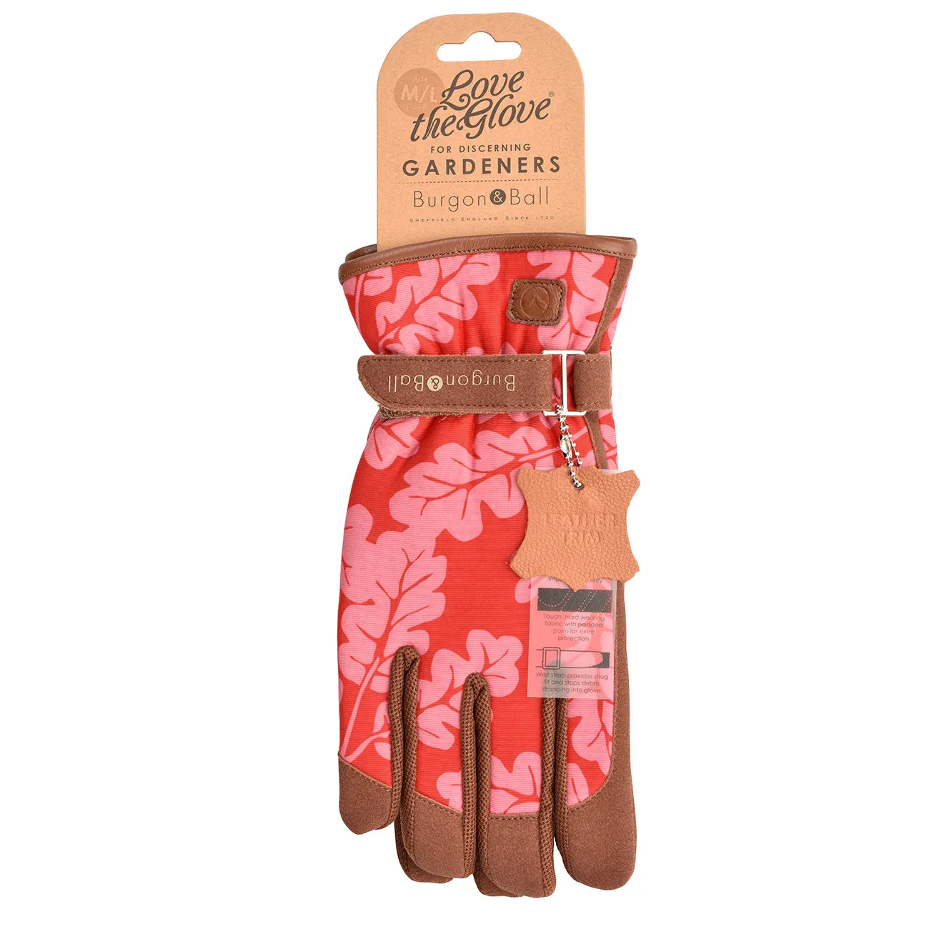 Love The Glove - Oak Leaf Poppy - S/M