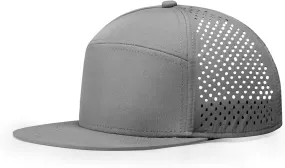 Men's Oversize XXL Flat Brim Baseball Cap Adjustable Performance Snapback Hat Laser Perforated Cap Plus Size for Big Head