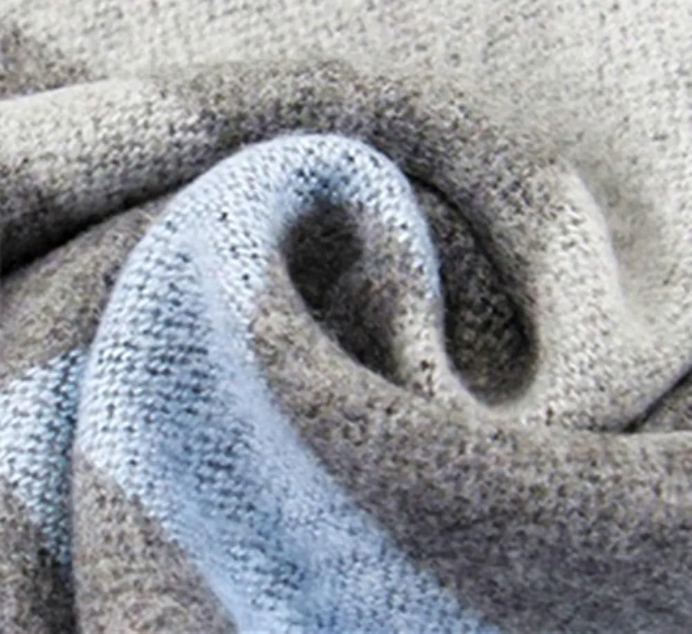 Men's Scarves Classic Arrival Winter Plaid Scarf Tassel Edge Soft Warm Scarf
