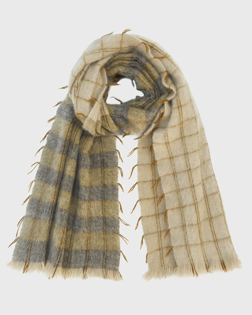 Nomad Dense Boiled Rows Scarf
