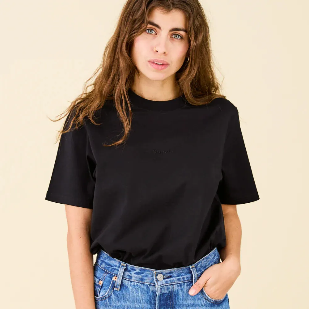 Organic cotton t-shirt in black