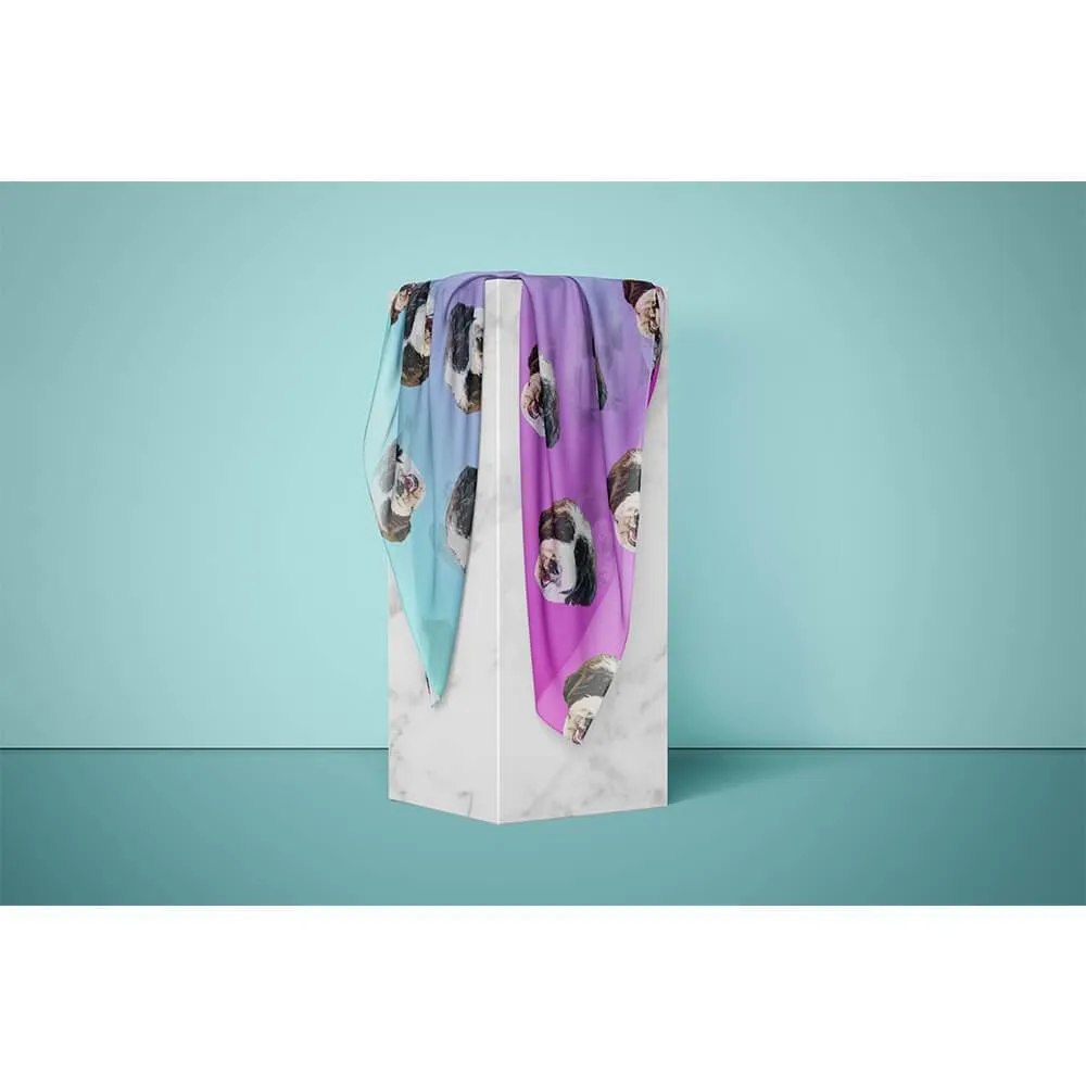 Original Pet Pop Art Scarves