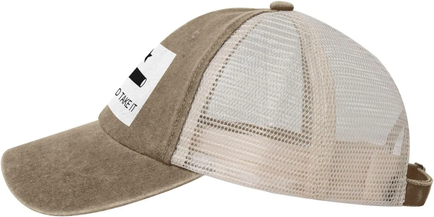 Texas Flag Come and Take It Baseball Cap for Men Women Mesh Hat Adjustable Breathable Trucker Caps