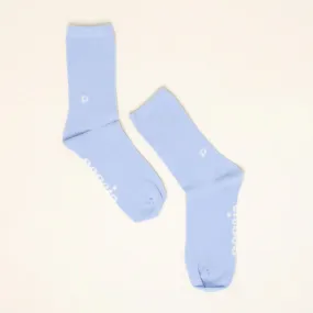 The Casual – Organic cotton socks in light blue