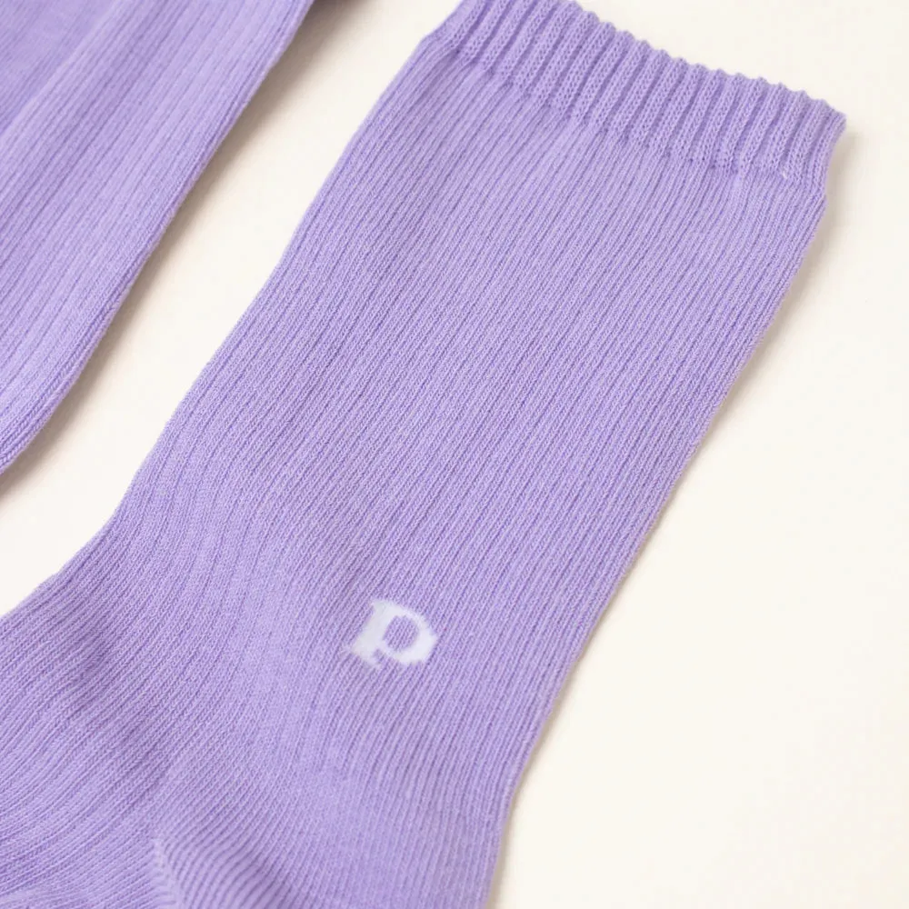 The Casual – Organic Cotton Socks in Lilac