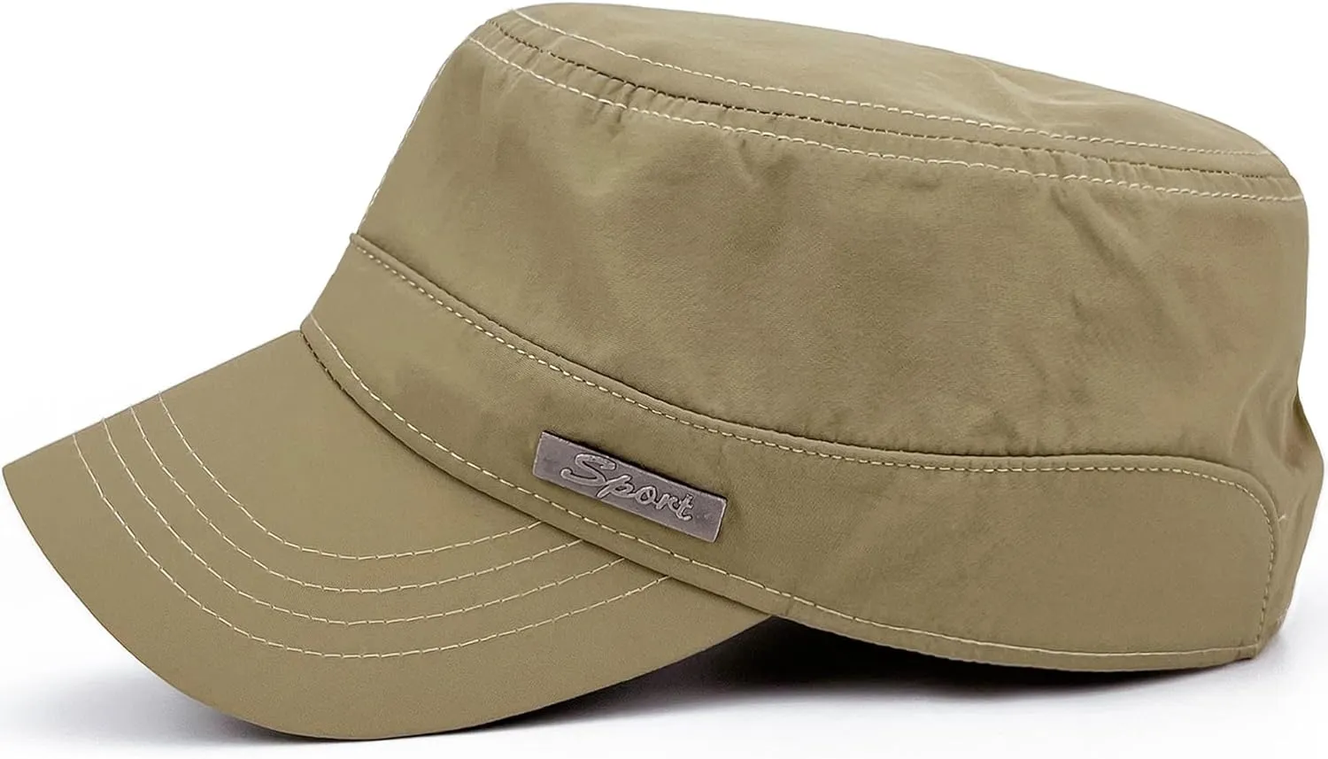 Waterproof Army Cadet Caps for Men Quick Dry Military Cadet Hats for Women Flat Top Patrol Castro Corps Dad Hat
