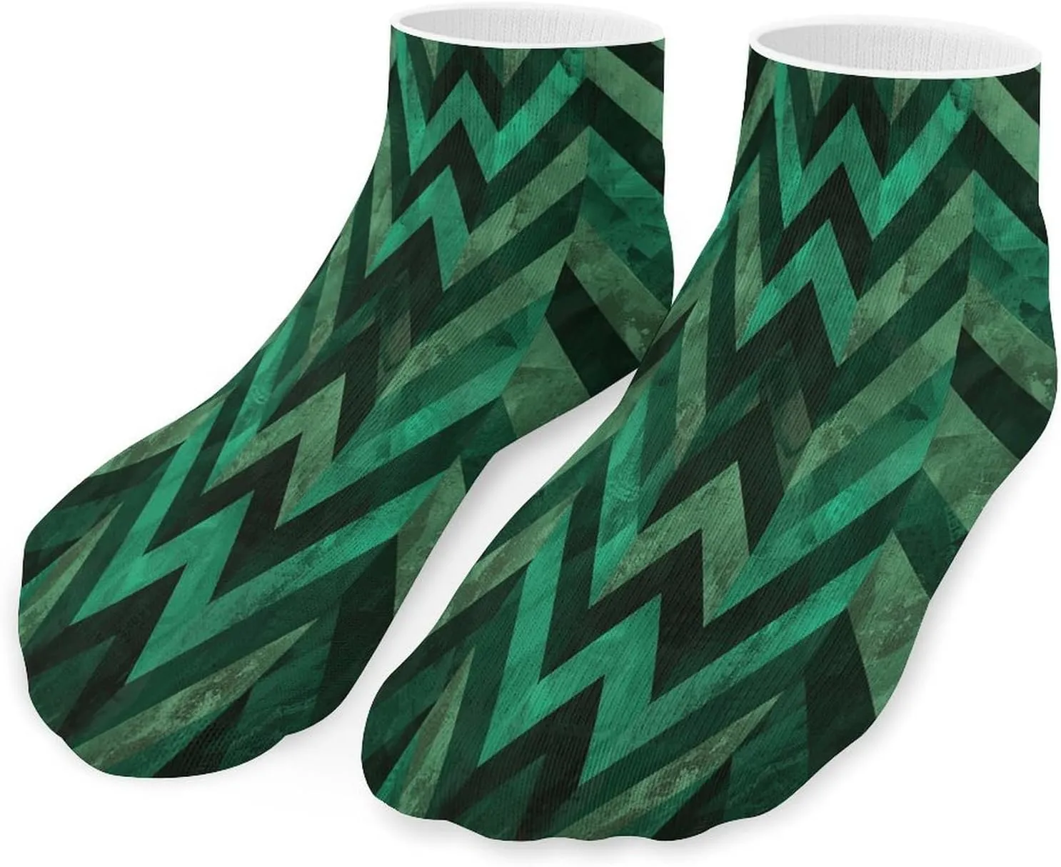 With Emerald Green Socks Low Cut Ankle Short Sock Novelty Casual Invisible Liner Socks for Men Women