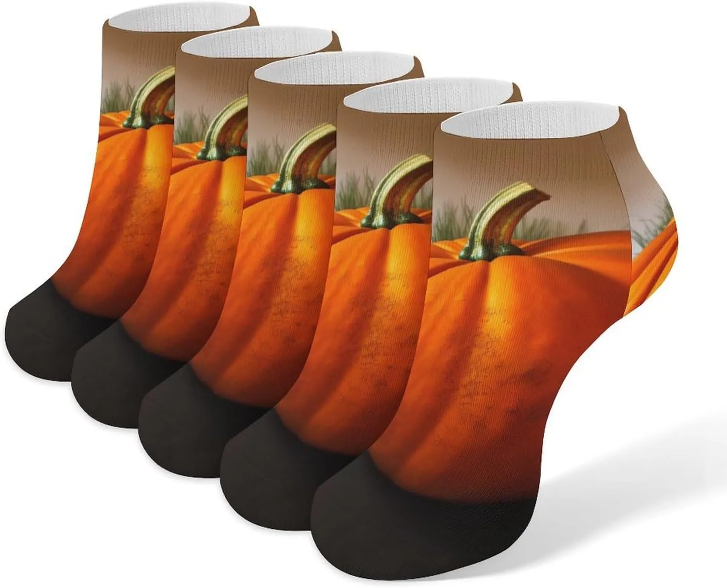 Women Socks Thanksgiving Day Pumpkin Printed Christmas Socks Ankle Socks Athletic Socks Slipper Socks No Show Socks