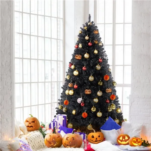 Yaheetech 6ft Halloween Artificial Christmas Tree