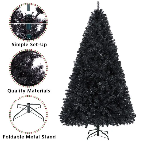 Yaheetech 6ft Halloween Artificial Christmas Tree
